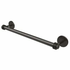 Hot Sale ✔️ Allied Brass Satellite Orbit Two Collection Dotted Detail 24-inch Towel Bar Satin Chrome ✔️