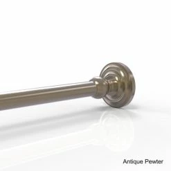 Budget 🤩 Allied Brass Que New Collection Clear Shower Curtain Rod Brackets 🌟