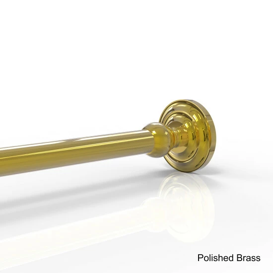 Budget 🤩 Allied Brass Que New Collection Clear Shower Curtain Rod Brackets 🌟 4 Budget 🤩 Allied Brass Que New Collection Clear Shower Curtain Rod Brackets 🌟 - Image 2