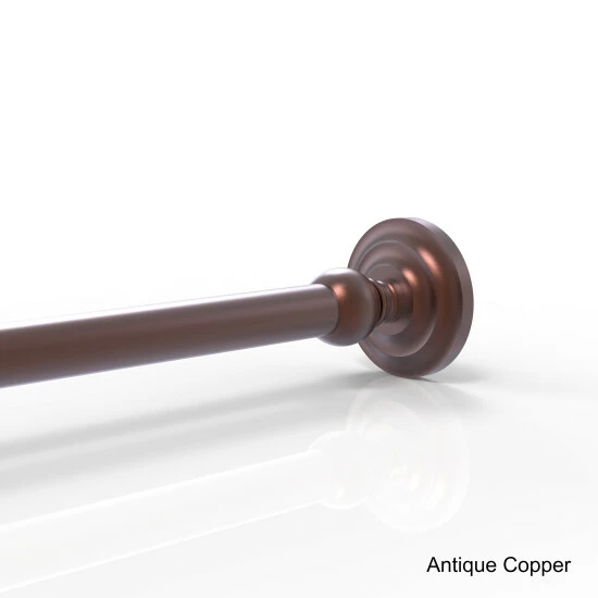 Budget 🤩 Allied Brass Que New Collection Clear Shower Curtain Rod Brackets 🌟 6 Budget 🤩 Allied Brass Que New Collection Clear Shower Curtain Rod Brackets 🌟 - Image 4