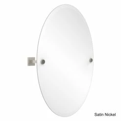 Best Pirce ❤️ Allied Brass Montero Collection Contemporary Frameless Oval Tilt Mirror With Beveled Edge 🎁 -Allied Brass Sales unnamed file 59