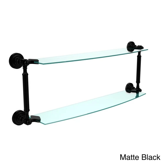 Buy 🔔 Allied Brass Dottingham Collection 24-inch 2-tiered Glass Shelf ✔️ 10 Buy 🔔 Allied Brass Dottingham Collection 24-inch 2-tiered Glass Shelf ✔️ - Image 8