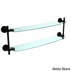 Coupon 😍 Allied Brass Retro Wave Collection 24-inch 2-tiered Glass Shelf 🔥 16 Coupon 😍 Allied Brass Retro Wave Collection 24-inch 2-tiered Glass Shelf 🔥 -Allied Brass Sales unnamed file 5988