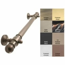 Outlet ✨ Allied Brass Waverly Place 36-inch ADA-compliant Reeded Grab Bar 💯