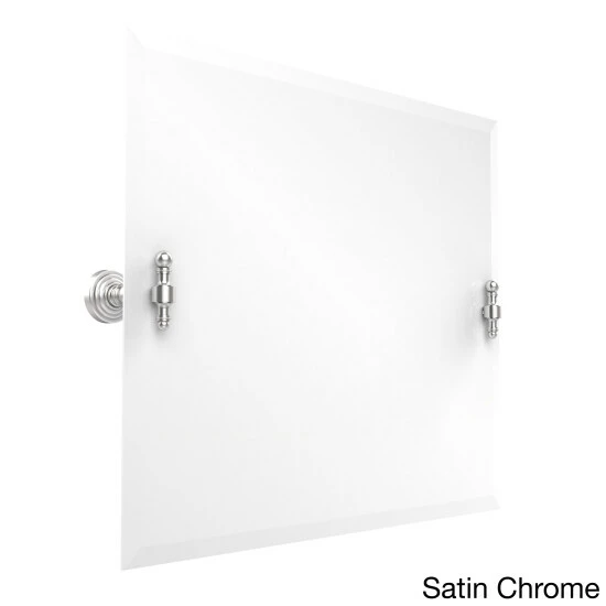 Brand new 😉 Allied Brass Retro Wave Collection Beveled Edge Framless Rectangular Landscape Bathroom Tilt Wall Mirror 😉 4 Brand new 😉 Allied Brass Retro Wave Collection Beveled Edge Framless Rectangular Landscape Bathroom Tilt Wall Mirror 😉 - Image 2