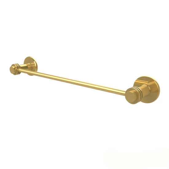 Deals 🔥 Allied Brass Mercury Collection Clear Brass 24-inch Towel Bar With Dotted Accent 🔥 3 Deals 🔥 Allied Brass Mercury Collection Clear Brass 24-inch Towel Bar With Dotted Accent 🔥