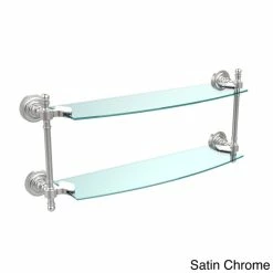 Cheap ⌛ Allied Brass Retro Dot Collection 18-inch 2-tiered Glass Shelf 🌟 -Allied Brass Sales unnamed file 6235