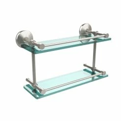 Best deal 👏 Allied Brass Monte Carlo 16-inch Double Glass Shelf With Gallery Rail ⌛ -Allied Brass Sales unnamed file 6247