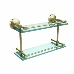 Best deal 👏 Allied Brass Monte Carlo 16-inch Double Glass Shelf With Gallery Rail ⌛ -Allied Brass Sales unnamed file 6248