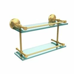 Best deal 👏 Allied Brass Monte Carlo 16-inch Double Glass Shelf With Gallery Rail ⌛ -Allied Brass Sales unnamed file 6250