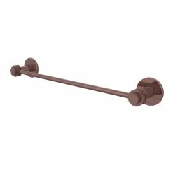 Best deal 🤩 Allied Brass Mercury Collection Clear Brass 30-inch Towel Bar With Dotted Accent 🔔