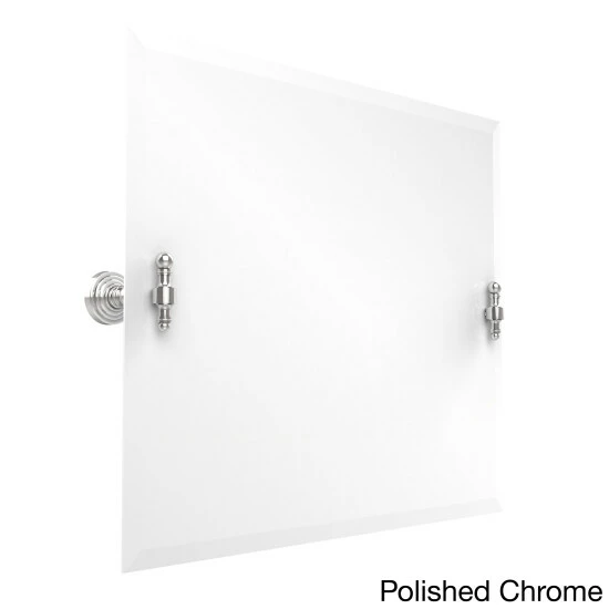 Brand new 😉 Allied Brass Retro Wave Collection Beveled Edge Framless Rectangular Landscape Bathroom Tilt Wall Mirror 😉 8 Brand new 😉 Allied Brass Retro Wave Collection Beveled Edge Framless Rectangular Landscape Bathroom Tilt Wall Mirror 😉 - Image 6