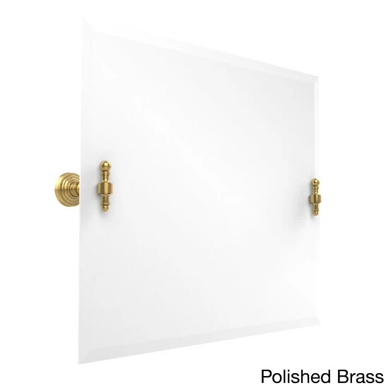 Brand new 😉 Allied Brass Retro Wave Collection Beveled Edge Framless Rectangular Landscape Bathroom Tilt Wall Mirror 😉 9 Brand new 😉 Allied Brass Retro Wave Collection Beveled Edge Framless Rectangular Landscape Bathroom Tilt Wall Mirror 😉 - Image 7