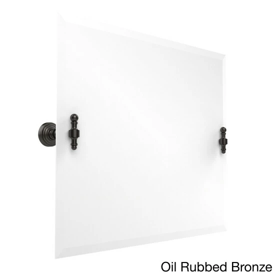 Brand new 😉 Allied Brass Retro Wave Collection Beveled Edge Framless Rectangular Landscape Bathroom Tilt Wall Mirror 😉 10 Brand new 😉 Allied Brass Retro Wave Collection Beveled Edge Framless Rectangular Landscape Bathroom Tilt Wall Mirror 😉 - Image 8