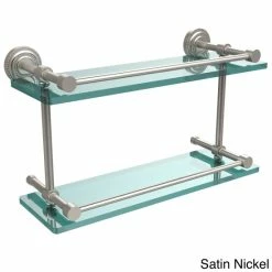 Best deal 🌟 Allied Brass Dottingham 16-inch Double Glass Shelf With Gallery Rail ✔️ -Allied Brass Sales unnamed file 6310