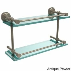 Best deal 🌟 Allied Brass Dottingham 16-inch Double Glass Shelf With Gallery Rail ✔️ -Allied Brass Sales unnamed file 6314