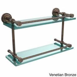 Best deal 🌟 Allied Brass Dottingham 16-inch Double Glass Shelf With Gallery Rail ✔️ -Allied Brass Sales unnamed file 6315