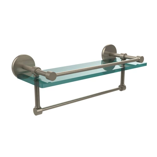 Discount ⌛ Allied Brass Prestige Skyline 16-inch Gallery Glass Shelf With Towel Bar 🔔 3 Discount ⌛ Allied Brass Prestige Skyline 16-inch Gallery Glass Shelf With Towel Bar 🔔