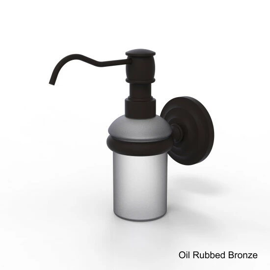 Budget ✨ Allied Brass Clear/Bronze Wall-mounted Soap Dispenser - 5 Oz Matte Black ✔️ 3 Budget ✨ Allied Brass Clear/Bronze Wall-mounted Soap Dispenser - 5 Oz Matte Black ✔️