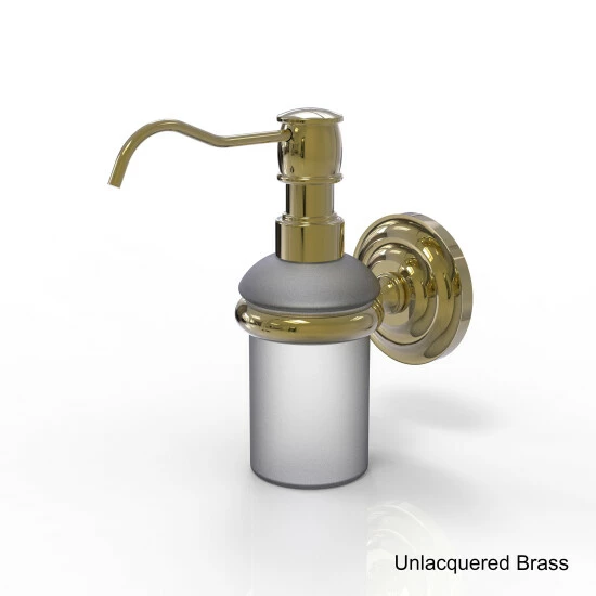 Budget ✨ Allied Brass Clear/Bronze Wall-mounted Soap Dispenser - 5 Oz Matte Black ✔️ 6 Budget ✨ Allied Brass Clear/Bronze Wall-mounted Soap Dispenser - 5 Oz Matte Black ✔️ - Image 4