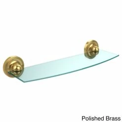 Cheap 😀 Allied Brass Prestige Regal Collection 18-inch Glass Shelf - 3"H X 5"D X 18"W Polished Brass 😍 -Allied Brass Sales unnamed file 6418