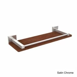 Cheap ❤️ Allied Brass Montero Collection Black, Brass, Bronze, Chrome, Copper, Nickel, Pewter Brass And Wood 16-inch Wall Shelf With Gallery Rail 🧨 -Allied Brass Sales unnamed file 6422