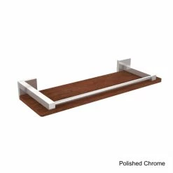 Cheap ❤️ Allied Brass Montero Collection Black, Brass, Bronze, Chrome, Copper, Nickel, Pewter Brass And Wood 16-inch Wall Shelf With Gallery Rail 🧨 -Allied Brass Sales unnamed file 6426