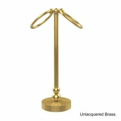 Cheapest ✨ Allied Brass Clear Brass Vanity Top 2- Ring Guest Towel Holder 😍 -Allied Brass Sales unnamed file 6445