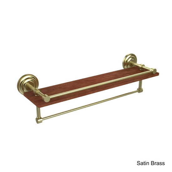 Cheapest 🎁 Allied Brass Collection Black, Brass, Bronze, Chrome, Copper, Nickel Brass, Wood 22-inch Shelf With Gallery Rail And Towel Bar 🔔 7 Cheapest 🎁 Allied Brass Collection Black, Brass, Bronze, Chrome, Copper, Nickel Brass, Wood 22-inch Shelf With Gallery Rail And Towel Bar 🔔 - Image 5