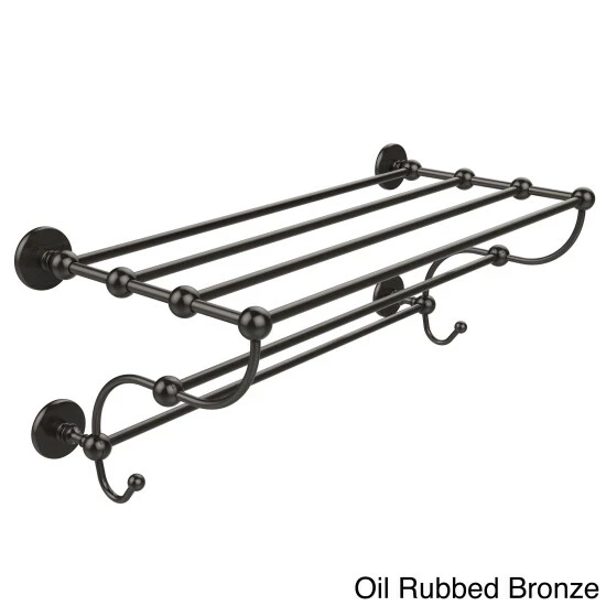Deals ⭐ Allied Brass Prestige Skyline Collection 24-inch Train Rack Towel Shelf 💯 4 Deals ⭐ Allied Brass Prestige Skyline Collection 24-inch Train Rack Towel Shelf 💯 - Image 2