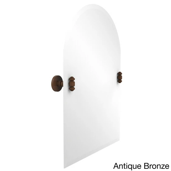 Top 10 🌟 Allied Brass South Beach Collection Beveled Edge Frameless Arched Top Tilt Wall Mirror ❤️ 4 Top 10 🌟 Allied Brass South Beach Collection Beveled Edge Frameless Arched Top Tilt Wall Mirror ❤️ - Image 2