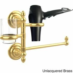 Outlet 🎉 Allied Brass Que New Collection Hair Dryer Holder And Organizer Satin Brass 🥰 12 Outlet 🎉 Allied Brass Que New Collection Hair Dryer Holder And Organizer Satin Brass 🥰 -Allied Brass Sales unnamed file 6559