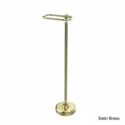 Hot Sale 🔥 Allied Brass Retro Wave Collection Free Standing Toilet Tissue Holder 👍 -Allied Brass Sales unnamed file 6609