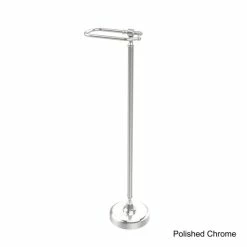 Hot Sale 🔥 Allied Brass Retro Wave Collection Free Standing Toilet Tissue Holder 👍 -Allied Brass Sales unnamed file 6612