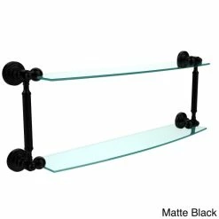 Deals 🎁 Allied Brass Waverly Place Collection 24-inch 2-tiered Glass Shelf 🌟 -Allied Brass Sales unnamed file 6650
