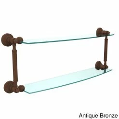 Deals 🎁 Allied Brass Waverly Place Collection 24-inch 2-tiered Glass Shelf 🌟 -Allied Brass Sales unnamed file 6652