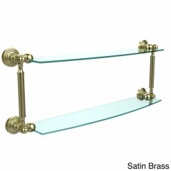 Deals 🎁 Allied Brass Waverly Place Collection 24-inch 2-tiered Glass Shelf 🌟 -Allied Brass Sales unnamed file 6654