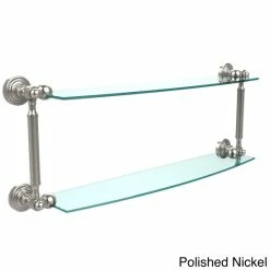 Deals 🎁 Allied Brass Waverly Place Collection 24-inch 2-tiered Glass Shelf 🌟 -Allied Brass Sales unnamed file 6655