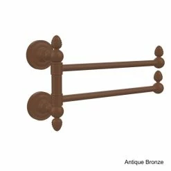 Outlet 👍 Allied Brass Dottingham Collection 2 Swing Arm Towel Rail ❤️ -Allied Brass Sales unnamed file 6661