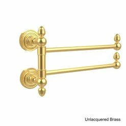 Outlet 👍 Allied Brass Dottingham Collection 2 Swing Arm Towel Rail ❤️ -Allied Brass Sales unnamed file 6662