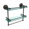 Coupon 🌟 Allied Brass 16-inch Gallery Double Glass Shelf With Towel Bar - 16"L Oil Rubbed Bronze 🎉 -Allied Brass Sales unnamed file 6672