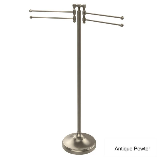 Wholesale 😉 Allied Brass Towel Stand With 4 Pivoting Swing Arms 😀 5 Wholesale 😉 Allied Brass Towel Stand With 4 Pivoting Swing Arms 😀 - Image 3