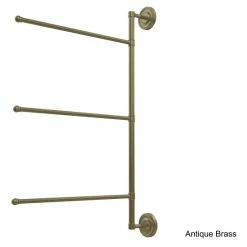 Outlet ❤️ Allied Brass Prestige Regal Collection 3-swing Arm 28-inch Towel Bar 👏