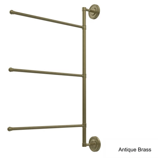 Outlet ❤️ Allied Brass Prestige Regal Collection 3-swing Arm 28-inch Towel Bar 👏 3 Outlet ❤️ Allied Brass Prestige Regal Collection 3-swing Arm 28-inch Towel Bar 👏