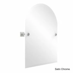 Promo 👍 Allied Brass Montero Collection Contemporary Frameless Arched Top Tilt Mirror With Beveled Edge ✔️ -Allied Brass Sales unnamed file 691