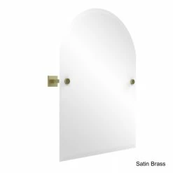 Promo 👍 Allied Brass Montero Collection Contemporary Frameless Arched Top Tilt Mirror With Beveled Edge ✔️ -Allied Brass Sales unnamed file 692