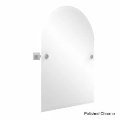 Promo 👍 Allied Brass Montero Collection Contemporary Frameless Arched Top Tilt Mirror With Beveled Edge ✔️ -Allied Brass Sales unnamed file 695