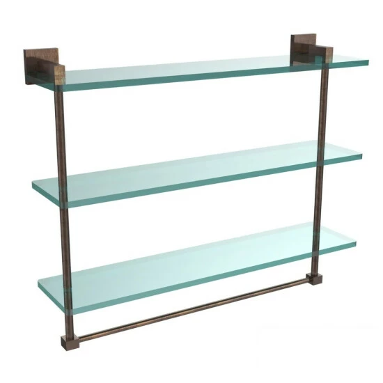 Coupon โ Allied Brass Montero Collection 22-inch Triple Tiered Glass Shelf With Integrated Towel Bar ๐ 10 Coupon โ Allied Brass Montero Collection 22-inch Triple Tiered Glass Shelf With Integrated Towel Bar ๐ - Image 8