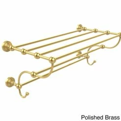 Cheapest 👏 Allied Brass Waverly Place Collection 36 Inch Train Rack 🔥 -Allied Brass Sales unnamed file 7014