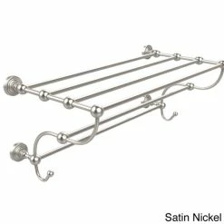 Cheapest 👏 Allied Brass Waverly Place Collection 36 Inch Train Rack 🔥 -Allied Brass Sales unnamed file 7018